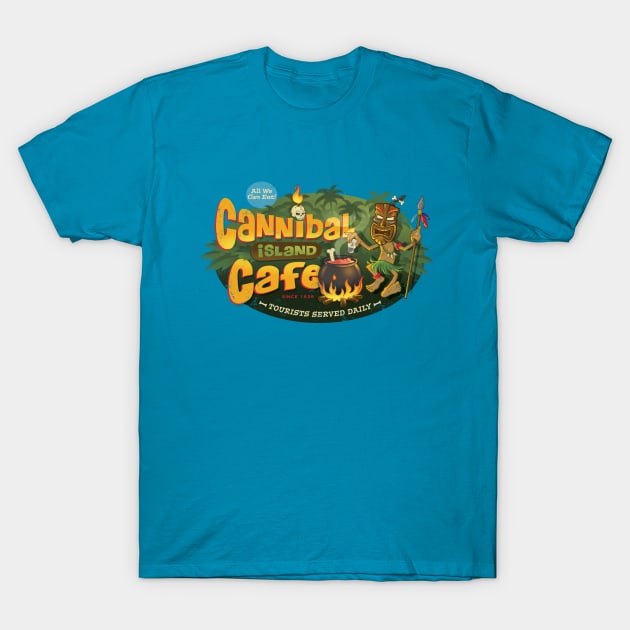 Cannibal Island Cafe T-Shirt by GScheetz252382